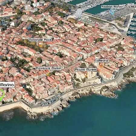 Maison Marina - Absoluty - New-luxury Old - 1st Row Sea View Terrace Apartament